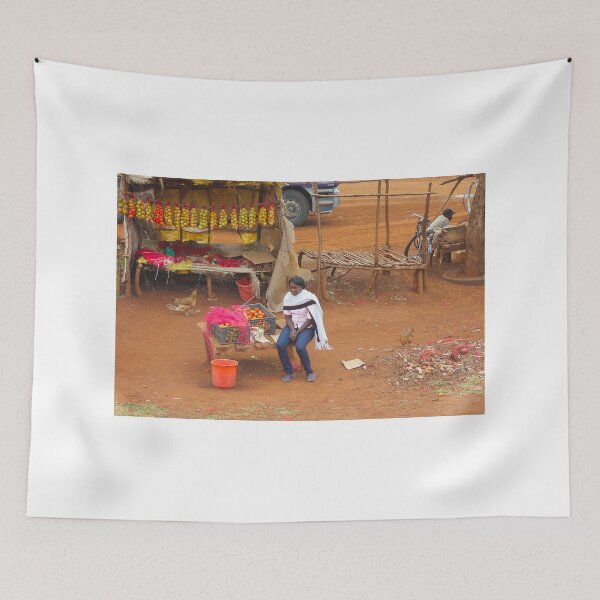 Item preview, Local woman selling tomatoes on Mombasa Road, KENYA designed and sold by Bruno Beach.