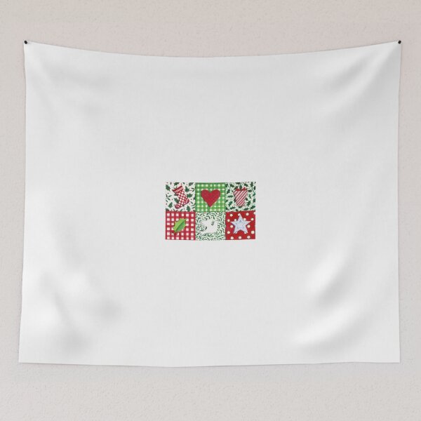 Item preview, Patchwork Christmas Icons - bright and festive designed and sold by lizblackdowding.
