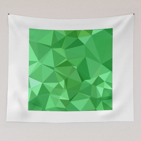 Item preview, Inchworm Green Abstract Low Polygon Background designed and sold by retrovectors.