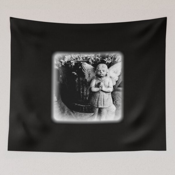 Item preview, Little Girl Angel Praying designed and sold by WhiteOak Art Designs.