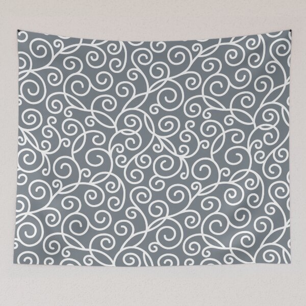 Aperçu de l'œuvre CoolGrey Swirl Pattern créée et vendue par ImageNugget.