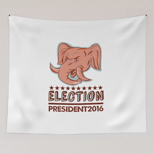 Artikelvorschau, Wahl-Präsident 2016 Republican Elephant Mascot entworfen und verkauft von patrimonio.