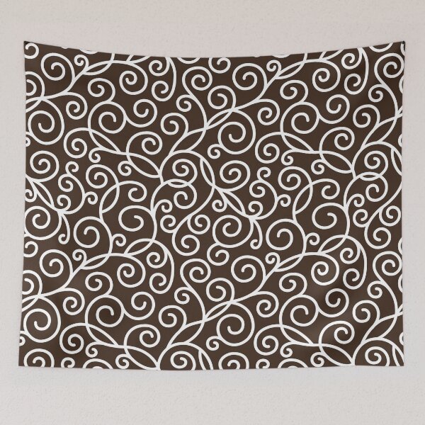 Aperçu de l'œuvre Chocolate Swirl Pattern créée et vendue par ImageNugget.