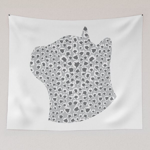 Item preview, Ash Grey Snow Leopard designed and sold by katecrashed.