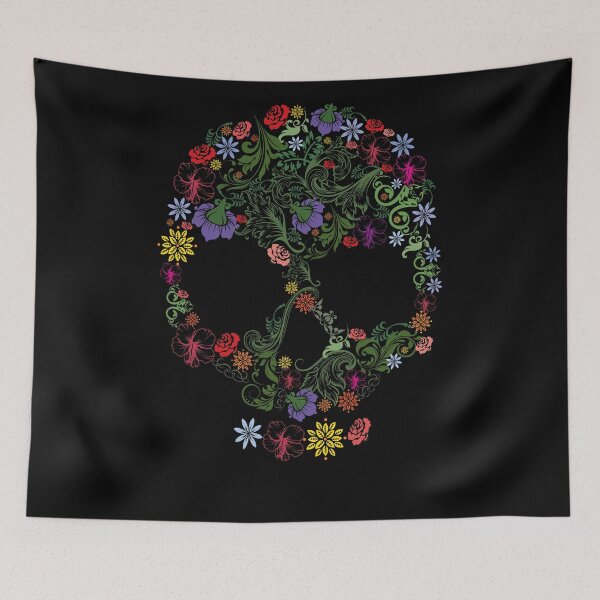 Item preview, Flower Skull designed and sold by BPPhotoDesign.