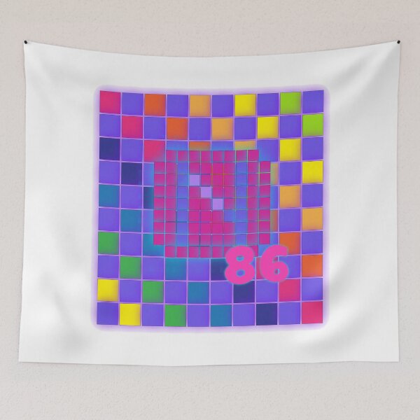 Item preview, Vaporwave-The Neon of 1986 Pixel Logo: N86 designed and sold by NeonOf1986.