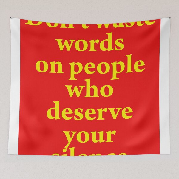 Item preview, Don't Waste Words designed and sold by Gary Hogben.