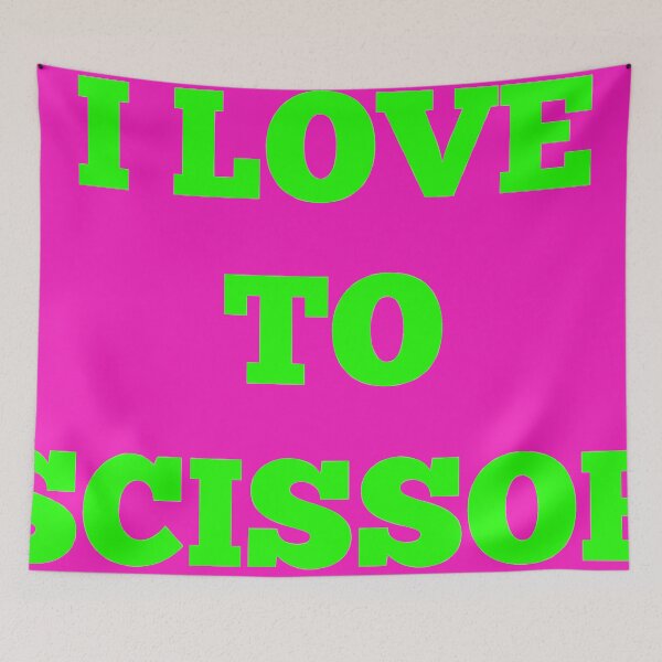 Item preview, I love to scissor designed and sold by chantelle bezant.