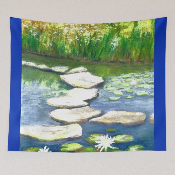 Item preview, Stepping Stones at Highland Park Wetlands designed and sold by barbarameacham.