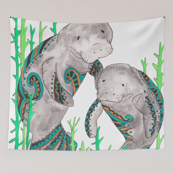 Item preview, Manatees designed and sold by Laura Maxwell.