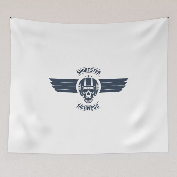Item preview, Sportster Sickness Plain White designed and sold by Graphic God.