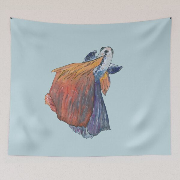 Item preview, Siamese fighting fish designed and sold by RebeccaMcGoran.