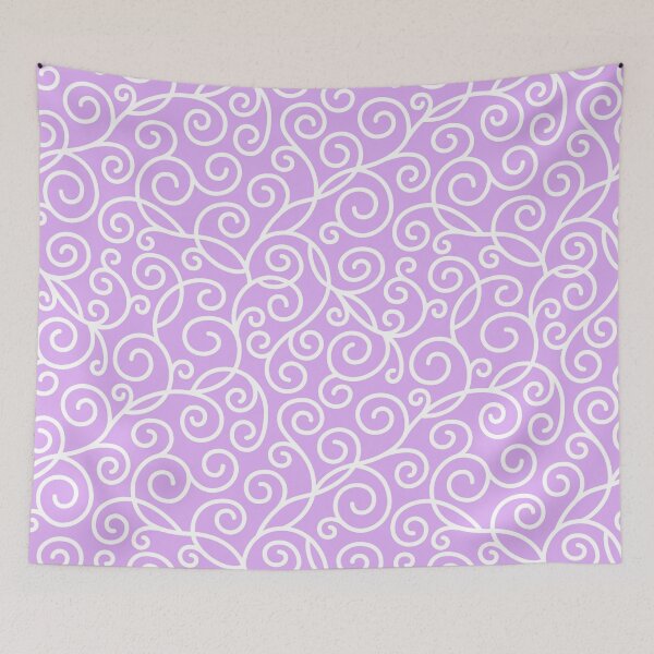 Aperçu de l'œuvre Lilac Swirl Pattern créée et vendue par ImageNugget.