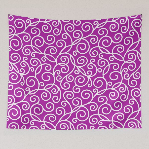 Aperçu de l'œuvre Magenta Swirl Pattern créée et vendue par ImageNugget.
