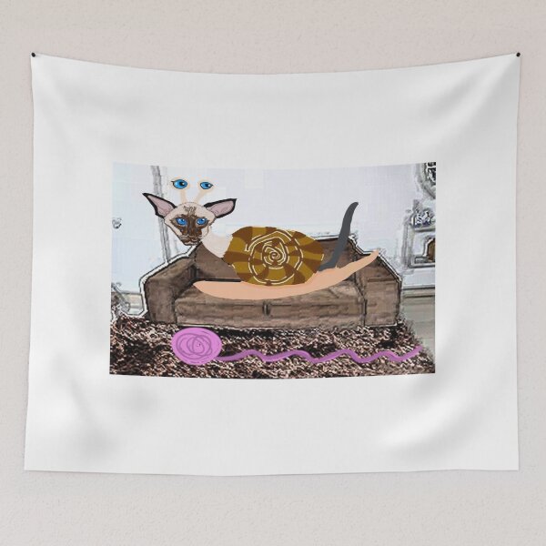 Item preview, Goldenberry The Siamese Snail Cat designed and sold by pinkyjainpan.