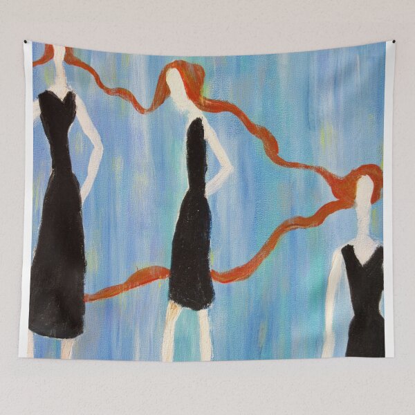 Item preview, Mysterious Portrait of 3 Women  designed and sold by ShiningEyeArts.