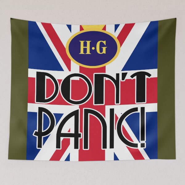 Item preview, Don't Panic - Home Guard designed and sold by SquareDog.