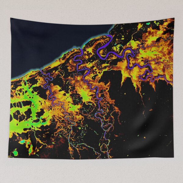 Item preview, Water of the Gulf Rivers - on Black designed and sold by Norman Mueller.
