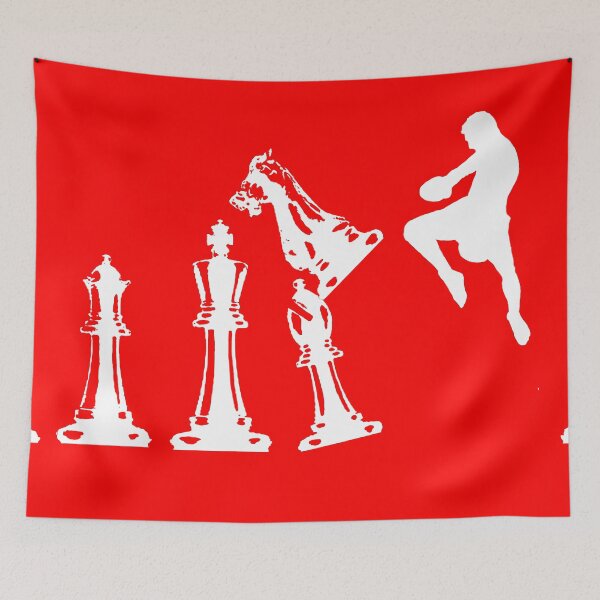 Item preview, Kickboxing Chess Jumping Knee White  designed and sold by yin888.