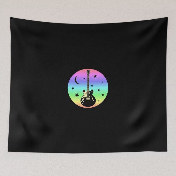 Item preview, Guitar,moon,stars designed and sold by maliderkel.
