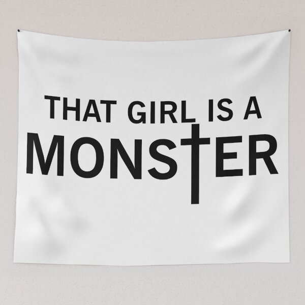 Item preview, The Girl Is A Monster designed and sold by ARTP0P.