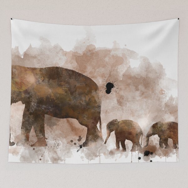 Item preview, Elephant and Baby designed and sold by Marlene Watson-Hall.