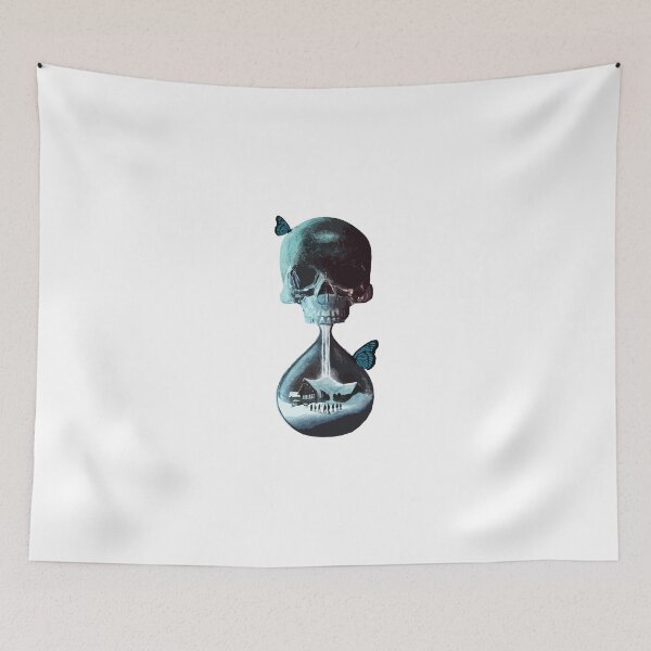 Item preview, Until dawn - skull and butterflies designed and sold by Art by athelstan.