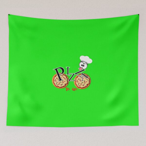 Item preview, Funny Pizza To Go Man designed and sold by Artification.