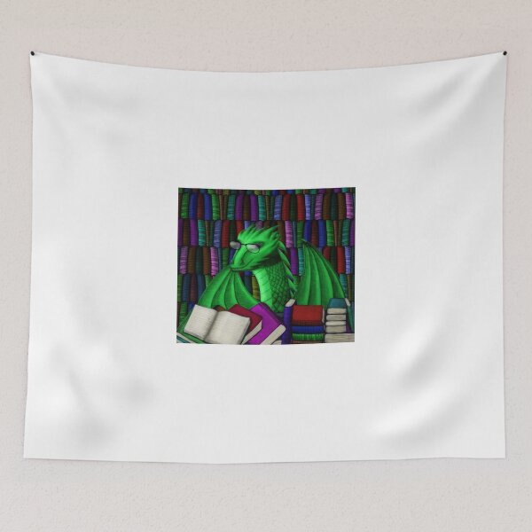 Item preview, Green Dragon with Book Hoard designed and sold by shaneisadragon.