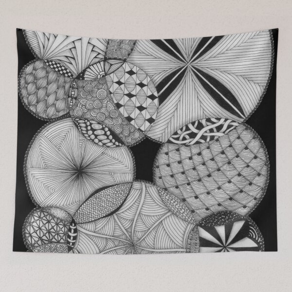 Item preview, Zentangle®-Inspired Art - ZIA 53 designed and sold by Laurel Storey, CZT.