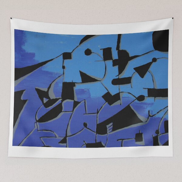Aperçu de l'œuvre Blue & Black Design créée et vendue par ShiningEyeArts.