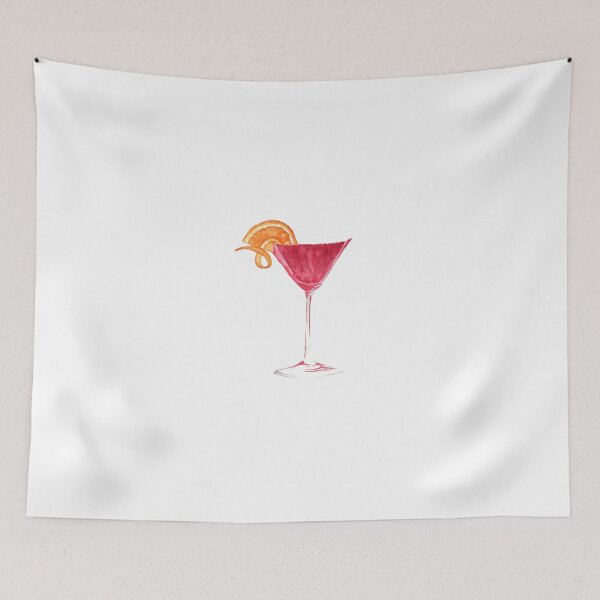 Item preview, Cosmopolitan Watercolour Cocktail designed and sold by ClaireEArtwork.