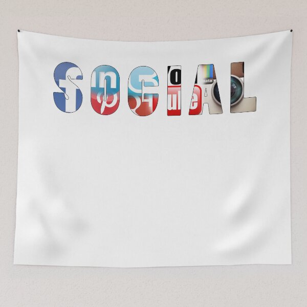 Item preview, ¡Las redes sociales son adictas! designed and sold by harrismmxv.