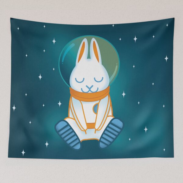 Item preview, BUN-STRONAUT DIGITAL PAINTING designed and sold by Mary Huff.