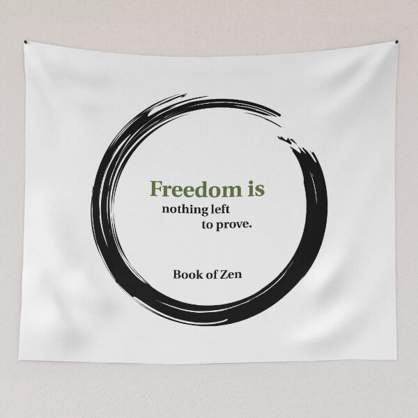 Item preview, Inspirational Freedom Quote designed and sold by bookofzen.