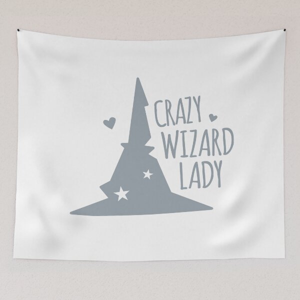 Item preview, Crazy Wizard Lady designed and sold by jazzydevil.