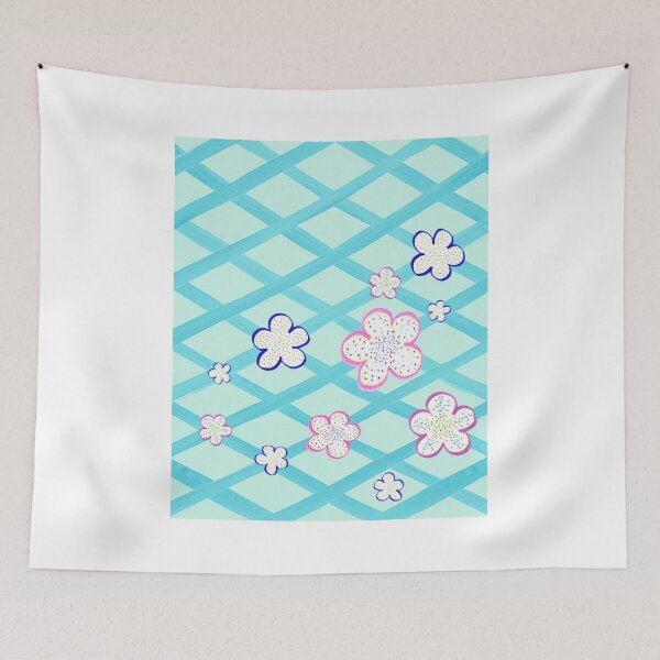 Item preview, Baby Blue Garden Flowers designed and sold by Irina Sztukowski.