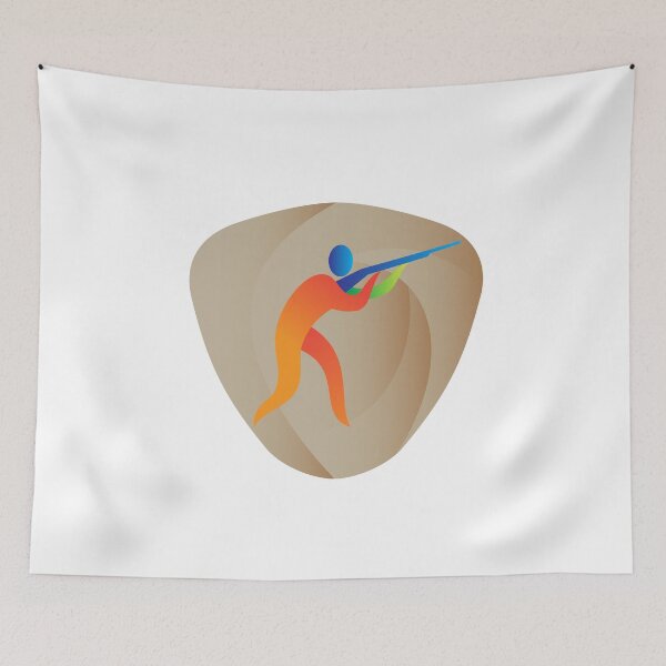 Item preview, Trap Shooting Crest Retro designed and sold by patrimonio.