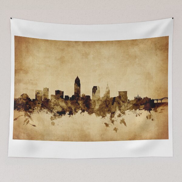 Item preview, Cleveland Ohio Skyline designed and sold by ArtPrints.
