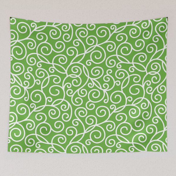 Item preview, GrassGreen Swirl Pattern designed and sold by ImageNugget.