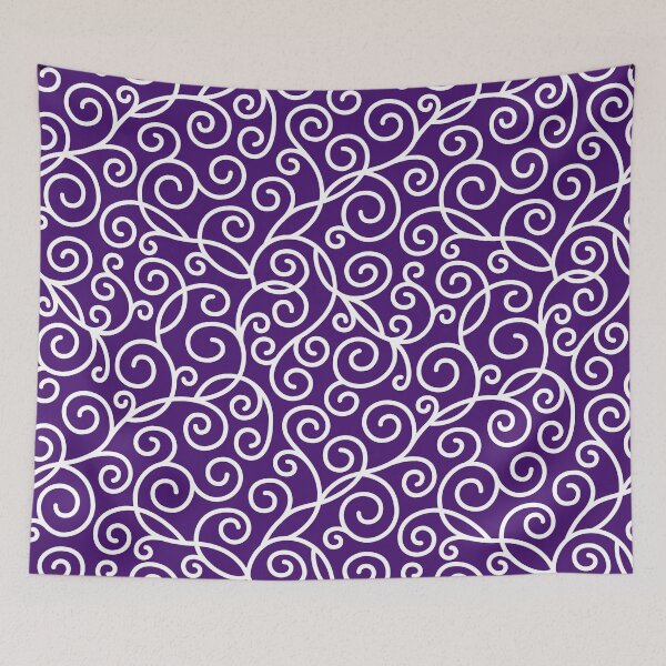 Aperçu de l'œuvre Purple Swirl Pattern créée et vendue par ImageNugget.