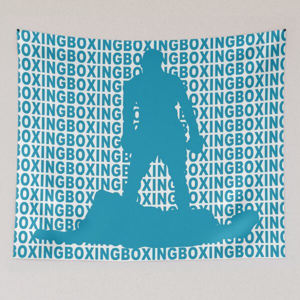 Item preview, Muhammad Ali vs Sonny Liston Iconic Silhouette Pose Blue  designed and sold by yin888.