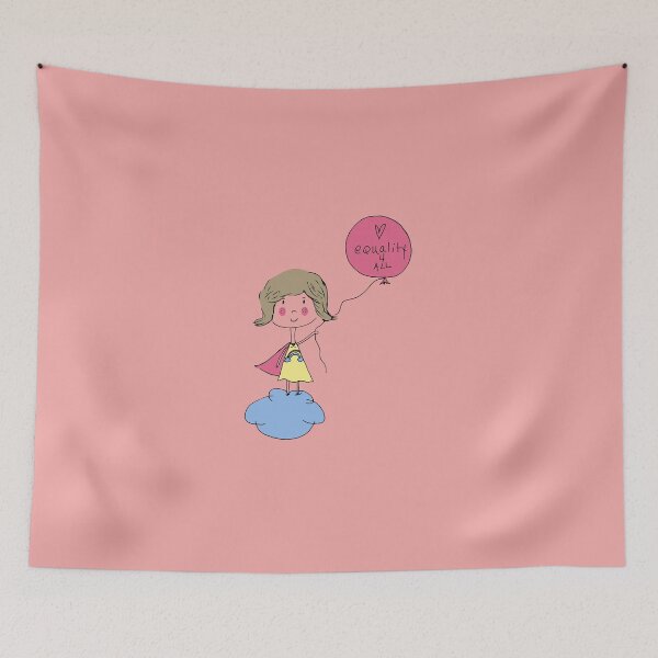 Item preview, Equality Girl Doodle designed and sold by Tricia Michael.