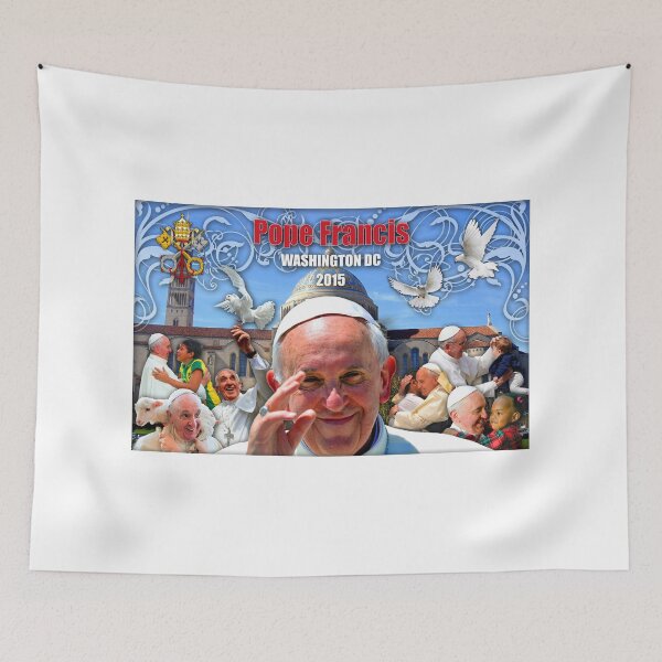 Item preview, Pope Francis 2015 Wash DC Visit-Basilica of the National Shrine of the Immaculate Conception background designed and sold by JoeReiddesigns.