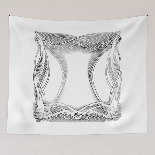Item preview, abstract wavy frame silhouette  designed and sold by Orderposter.