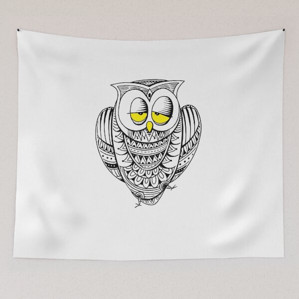 Item preview, Sleepy Owl 12 designed and sold by GODZILLARGE.