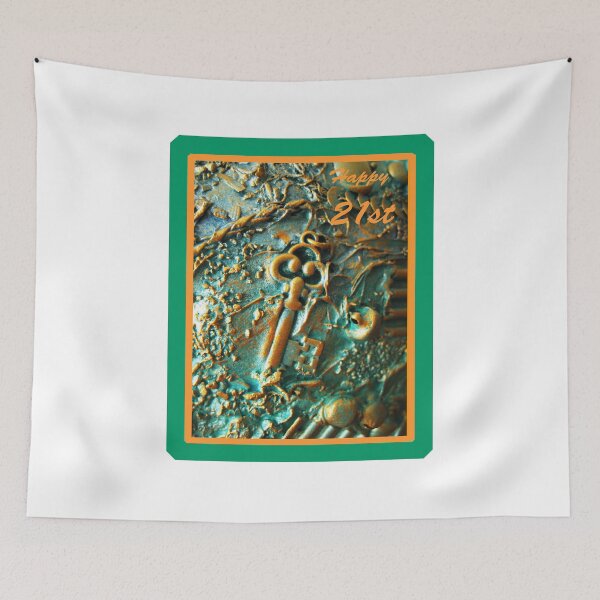 Item preview, Happy 21st Mixed Media Key Photograph  designed and sold by Heatherian.