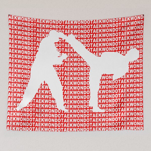 Item preview, Taekwondo Side Kick Small Text White  designed and sold by yin888.