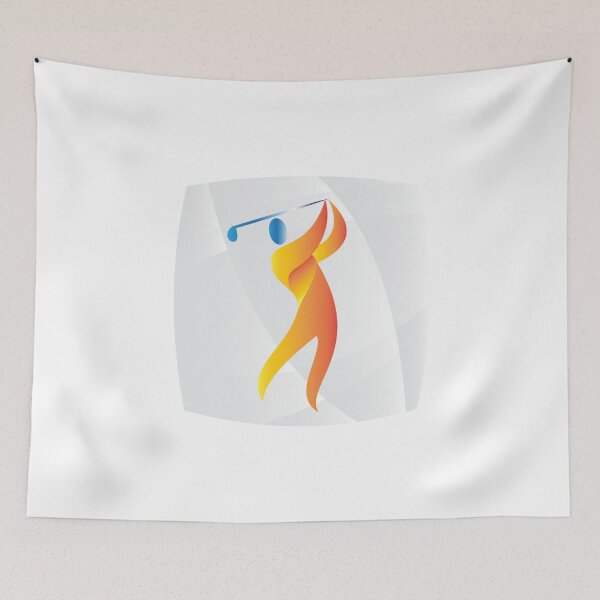 Artikelvorschau, Golfspieler Abschlagen Golf Square Retro entworfen und verkauft von patrimonio.