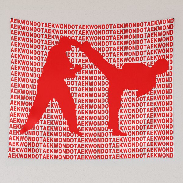 Item preview, Taekwondo Side Kick Small Text Red  designed and sold by yin888.